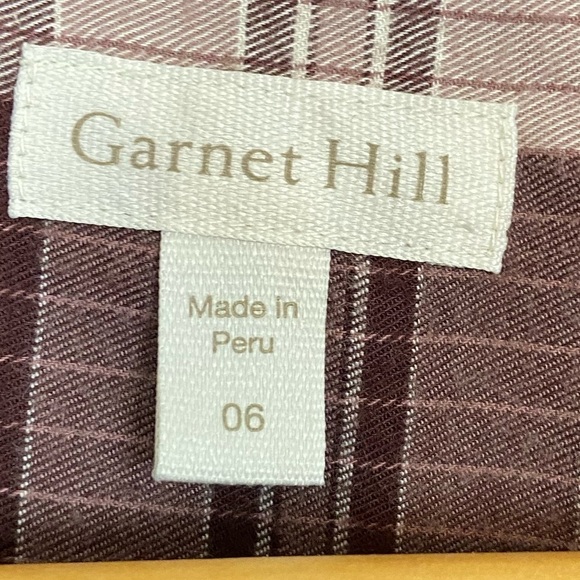Garnet Hill Essential Long 100% ORGANIC PIMA Cotton Tunic Button Down - Picture 3 of 6